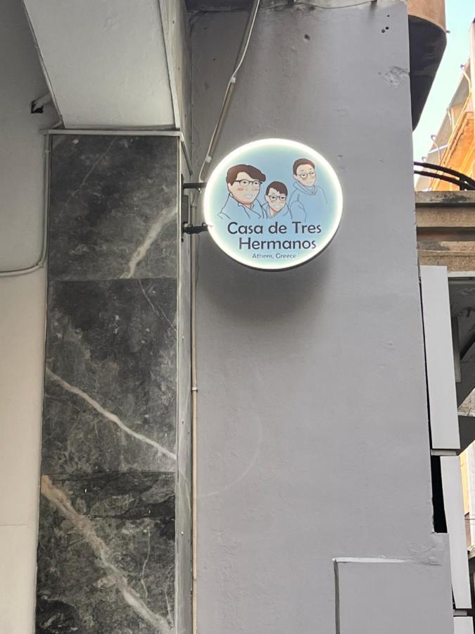 Casa De Tres Hermanos In The Heart Of Athene Buitenkant foto